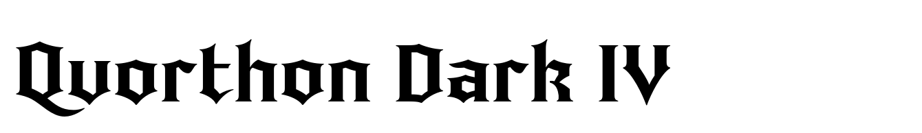 Quorthon Dark IV